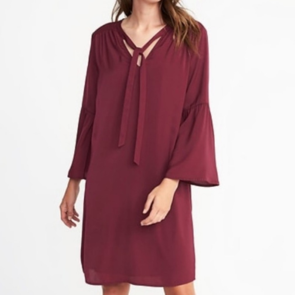 Old Navy Tie Neck Dress